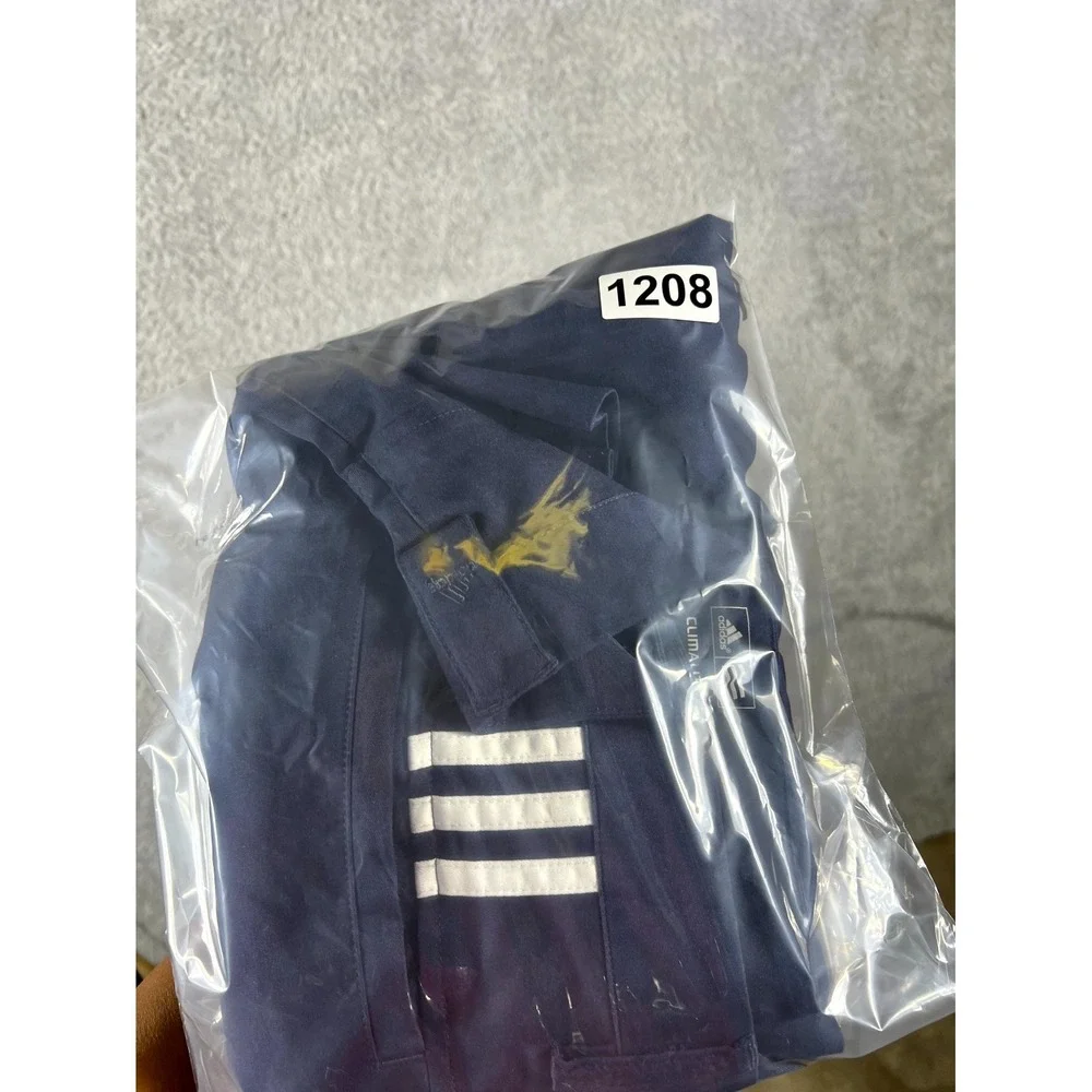 Adidas Climalite Golf Pants Mens 33x32 Navy Blue Flat Front Resort Performance